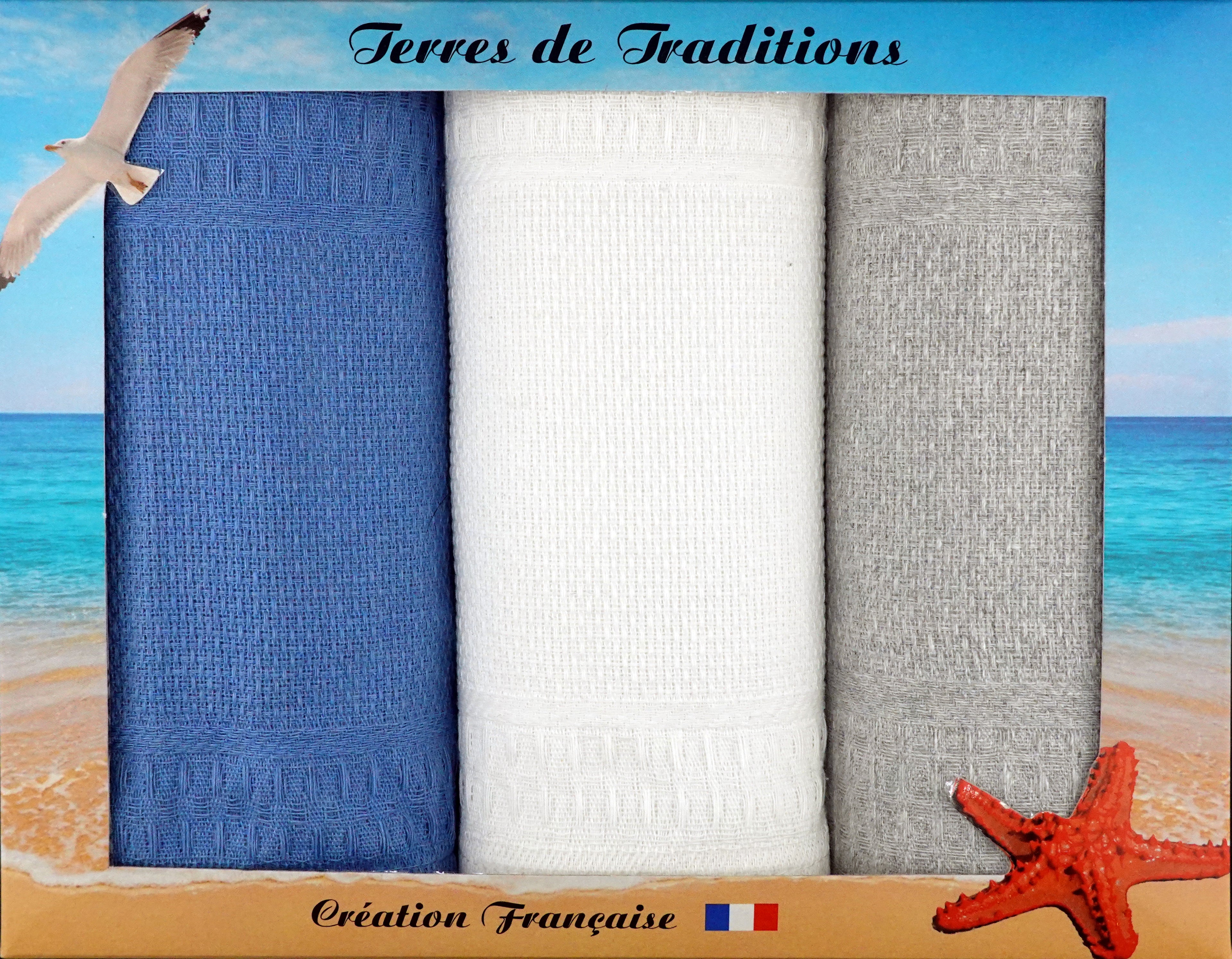 Bleu / Blanc / Gris