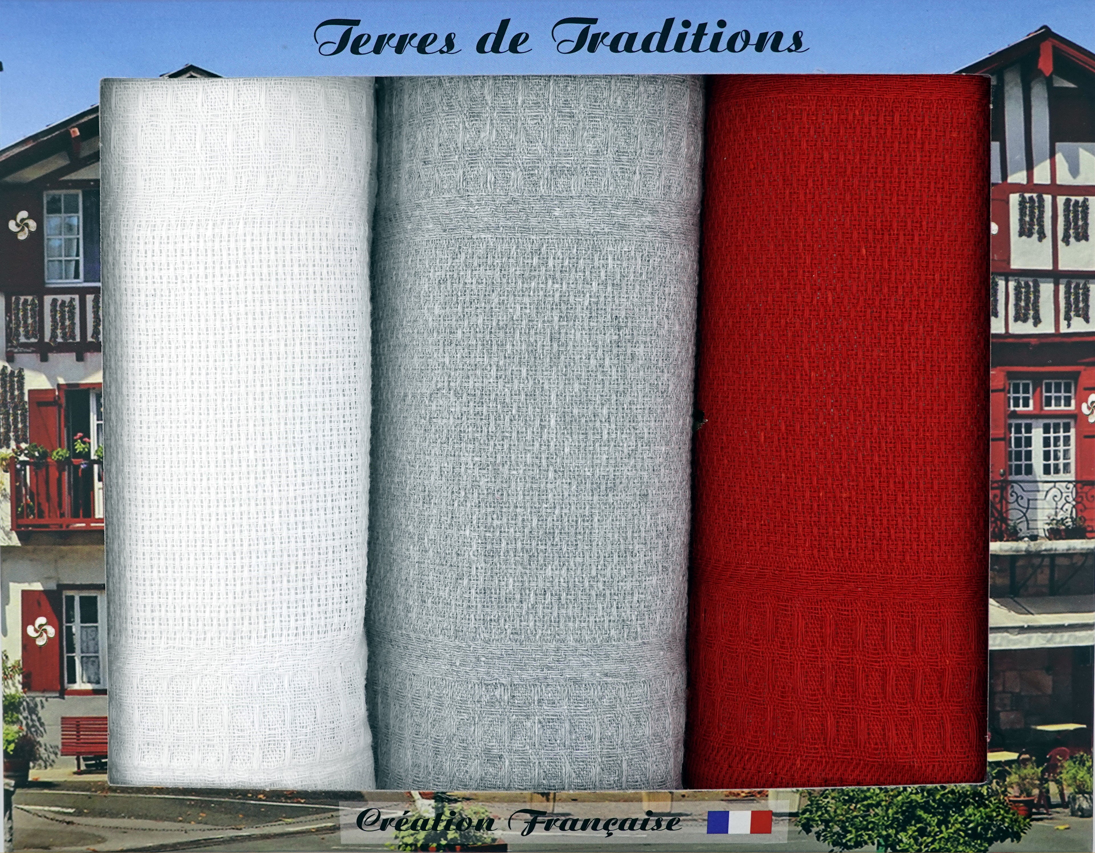 Blanc / Gris / Rouge