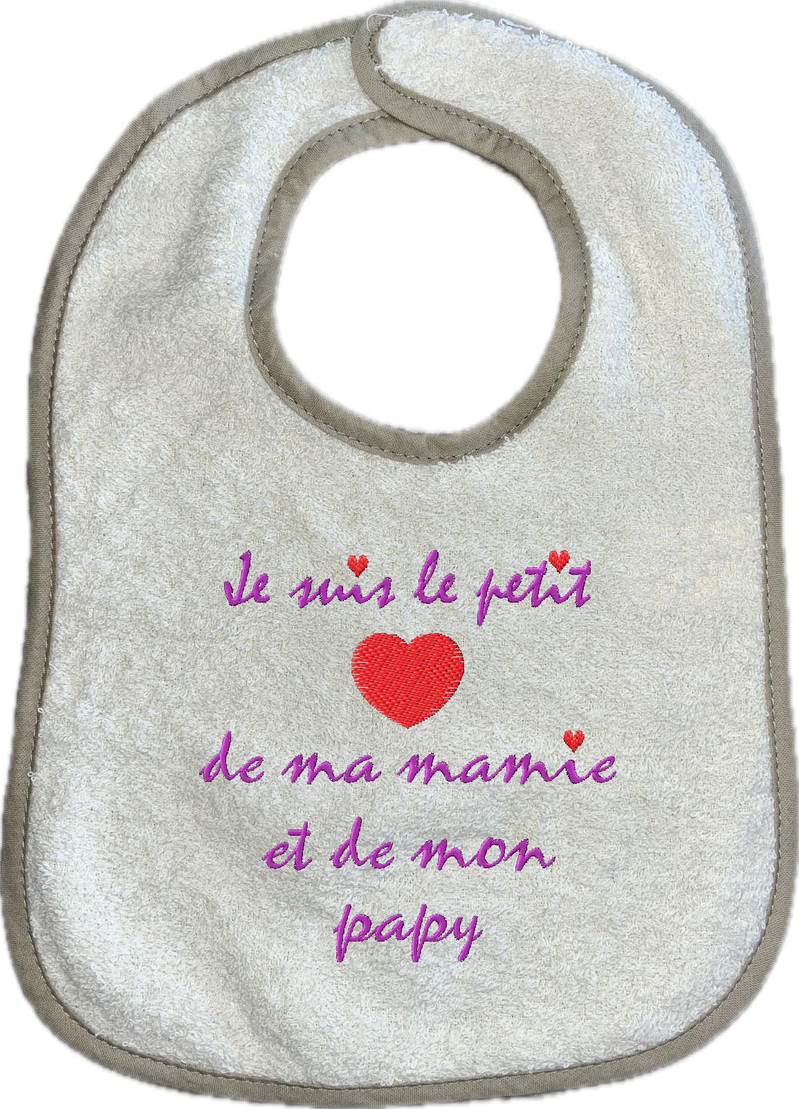 BAVOIRS PETIT COEUR MAMIE PAPY -B07-