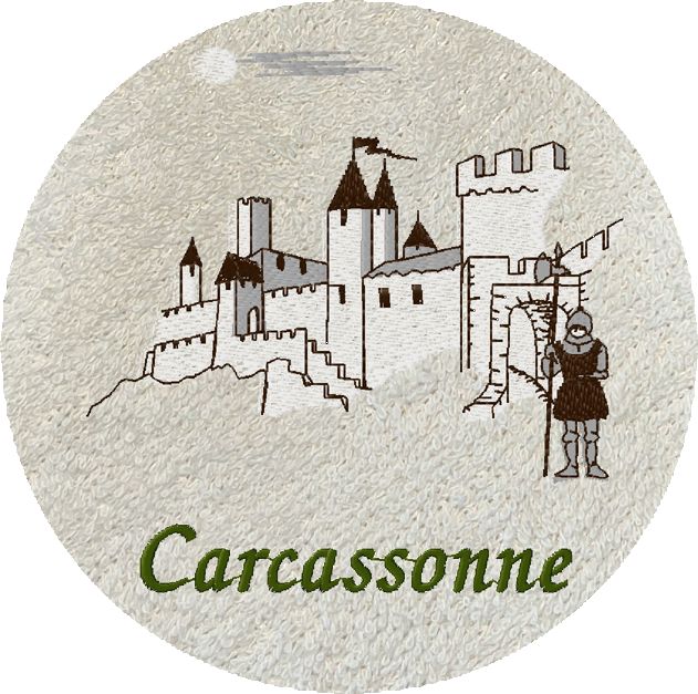 LIN CARCASONNE -B329-