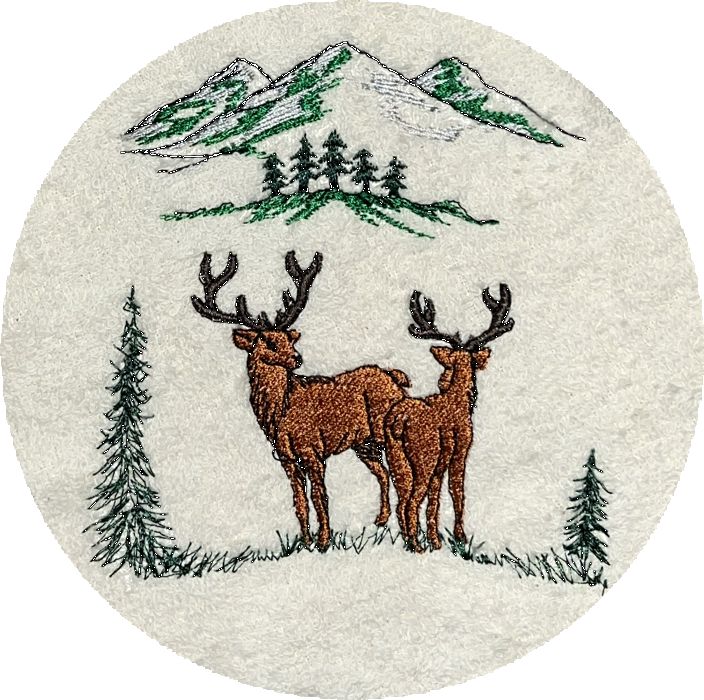 . CERF MONTAGNE -198-