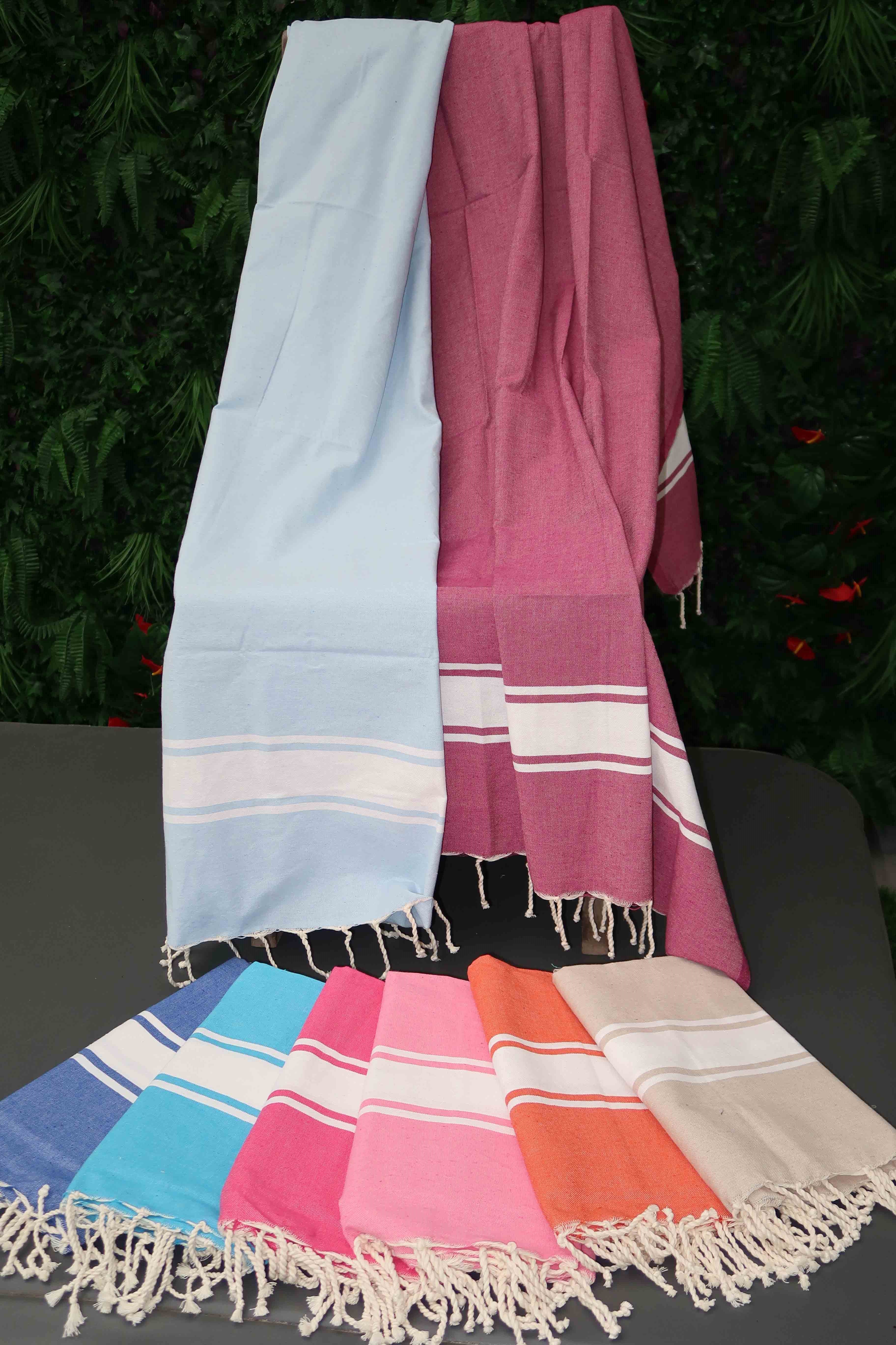 FOUTA BANDES BLANCHES -BDEB-