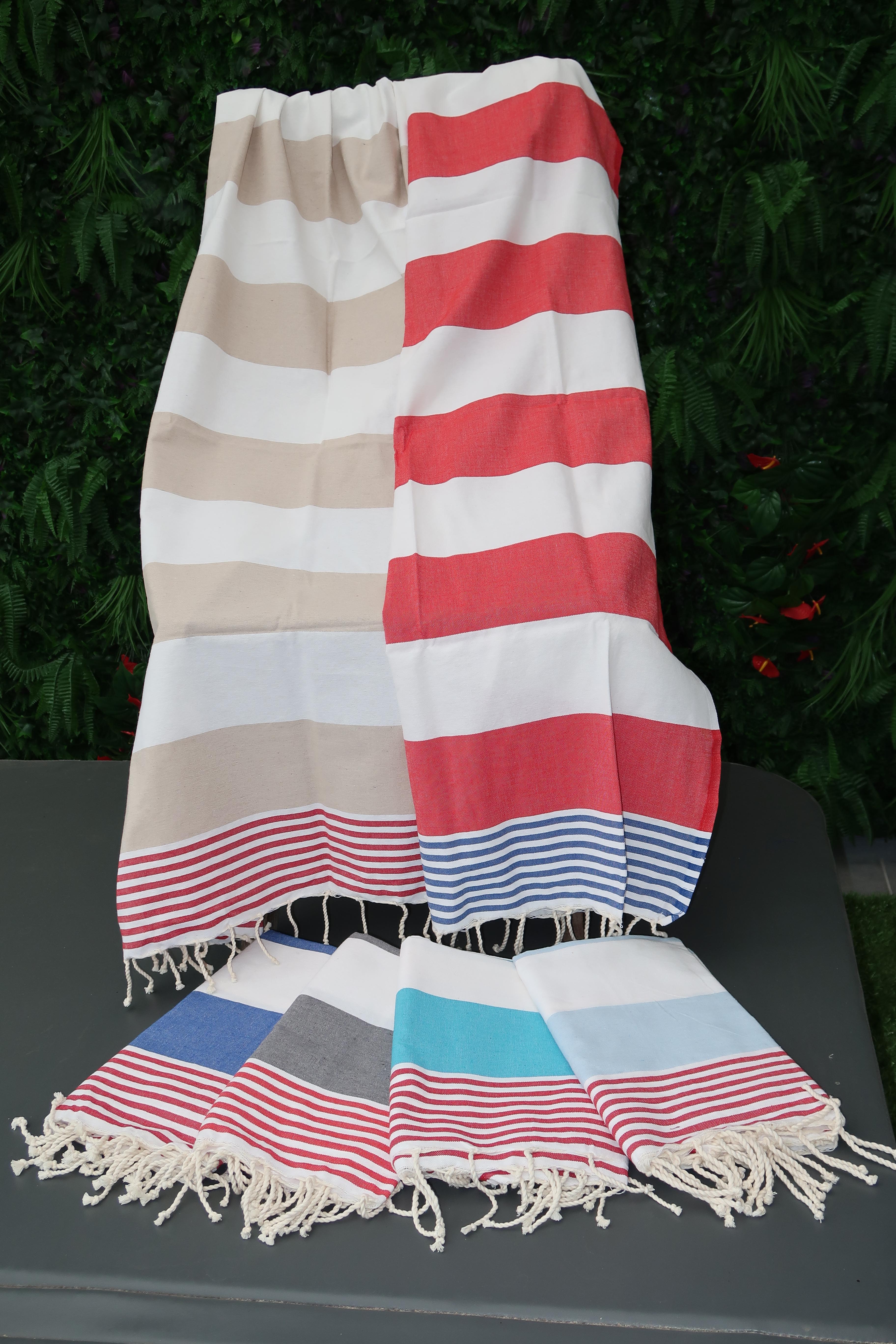 FOUTA BRUNO BANDE ROUGE -BRO-