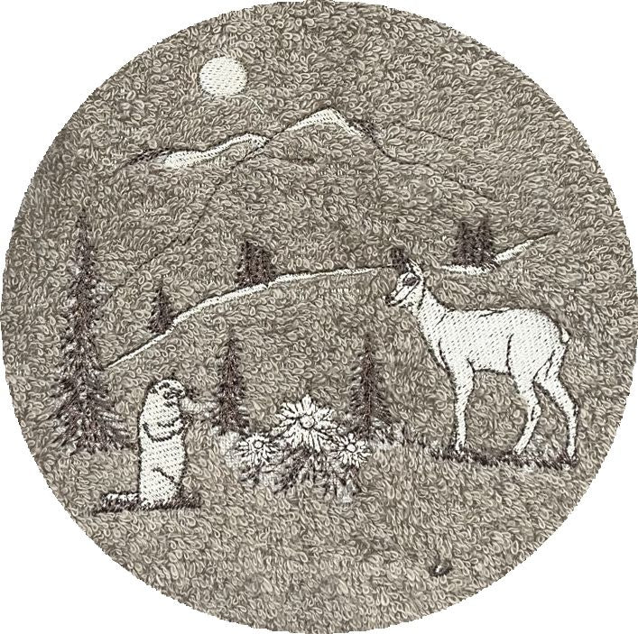 LIN MARMOTTE CHAMOIS -B352-