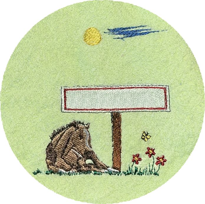 . PANNEAU CHEVAL -261-