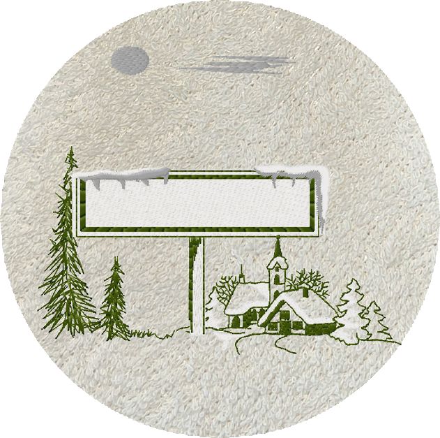 LIN PANNEAU CHALET -B396-