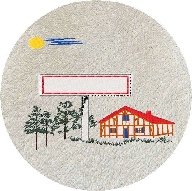 . PANNEAU MAISON LANDES -266-