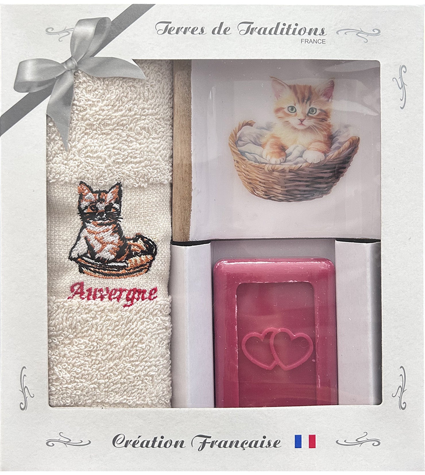 PORTE SAVON CHAT PANIER -