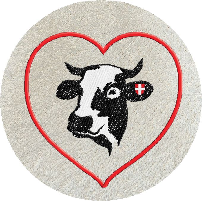 . VACHE COEUR SUISSE -472-