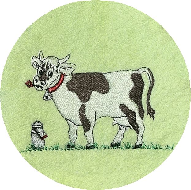 . VACHE FLEUR -075-