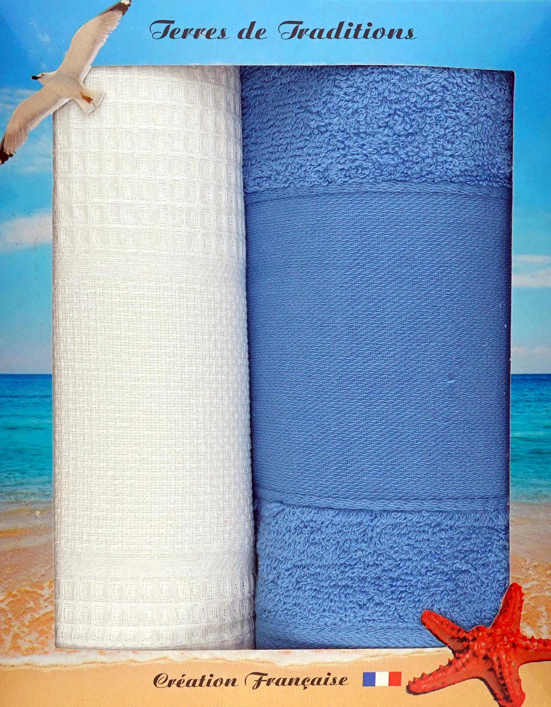 Blanc / Bleu