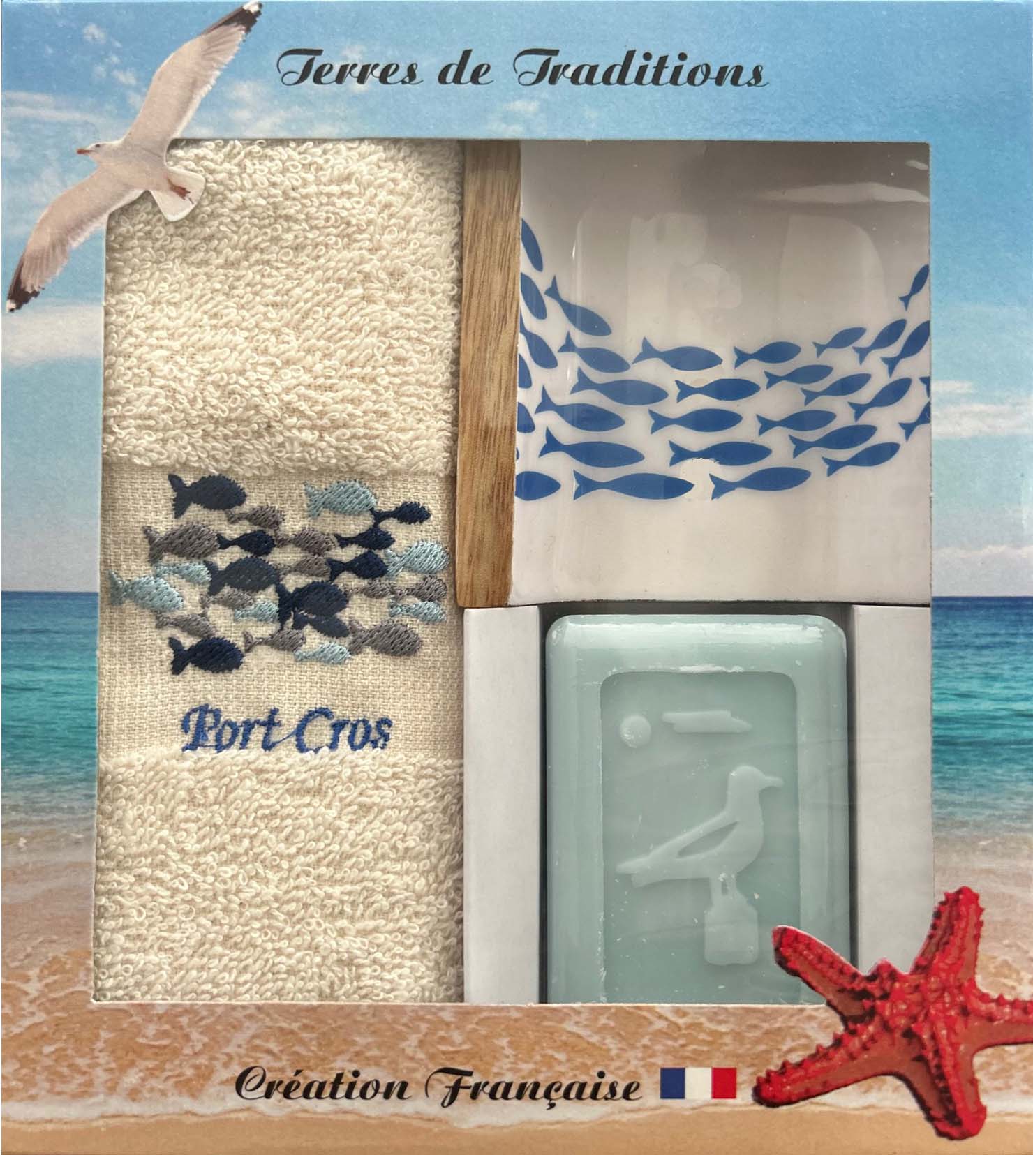 PORTE SAVON BANC DE SARDINES -